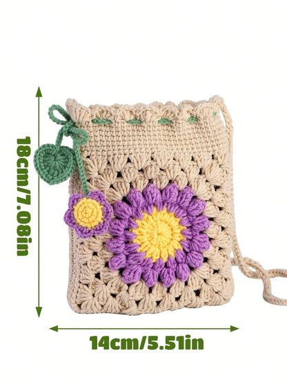 💜 Taro Purple Sunflower Bag